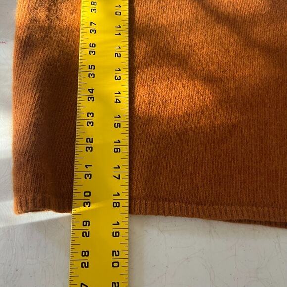 Code Mode Tank Top Women's Medium Rust Wool Angora Rabbit Knit Cropped - Picture 7 of 7